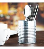 CP497 Galvanised Steel Table Tidy Silver
