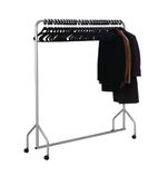 Image of T441 Metal Garment Rail with Hangers