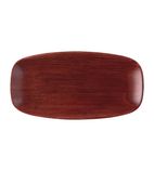 FS888 Stonecast Patina Chefs Oblong Plate Red Rust 287x152mm (Pack of 12)