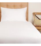 Image of HD229 Eco Fitted Sheet White Single