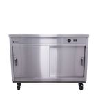 HOT12 1200mm Wide Hot Cupboard With Plain Top