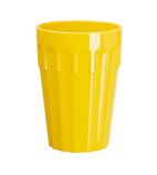 Kristallon CB775 Polypropylene Tumblers Yellow 253.8ml (Pack of 12)