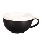 Monochrome DR684 Cappuccino Cup Onyx Black 340ml (Pack of 12)