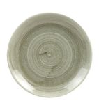 Patina HC809 Antique Round Coupe Plates Green 165mm (Pack of 12)