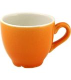 New Horizons M793 Colour Glaze Espresso Cups Orange 85ml (Pack of 24)