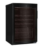 SC85 92 Ltr Undercounter Single Zone Black Wine Cooler With Fan
