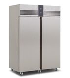 Image of EcoPro G2 EP1440M 1350 Ltr Upright Double Door Stainless Steel Meat Fridge