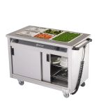 BM30MS 1270mm Wide Mobile Hot Cupboard With Bain Marie Top
