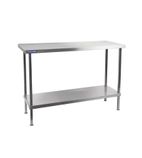 DR341 600mm Self Assembly Stainless Steel Centre Table