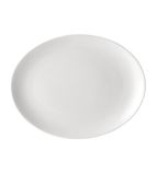 Image of Pure White DY320 Oval Plates 250mm (Pack of 24)