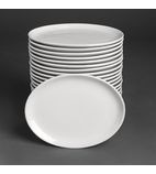 Athena Oval Coupe Plates 24 Pack - S756