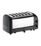 61020 6 Bun Black Toaster