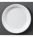 CB487 Narrow Rimmed Plates 180mm (Pack of 12)