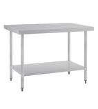 GJ502 1200w x 700d mm Stainless Steel Centre Table with One Undershelf