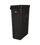 Slim Jim CP653 Bin with Venting Channels Black 87 Ltr