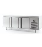 MR2190PDC Heavy Duty 590 Ltr 3 Door Stainless Steel Passthrough Refrigerated Prep Counter