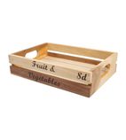 Image of GL066 Rustic Fruit and Veg Crate