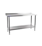 DR325 1200mm Self Assembly Stainless Steel Wall Table