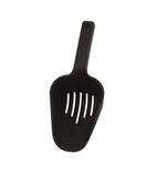 DE426 Slotted Ice Scoop Plastic Black 10oz