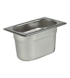E4726 Gastronorm Container S/S 1/9 65mm