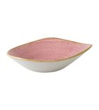 FJ906 Stonecast Petal Pink Triangle Bowl 21oz (Pack of 12)