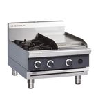 Countertop Natural Gas Hob with Griddle C6C-B