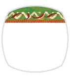 Churchill Salsa Square Plates 216mm - CA606