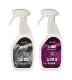 FA402 SURE Cleaner and Disinfectant / Descaler Refill Bottles 750ml (6 Pack)