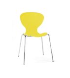 Yellow Stacking Plastic Side Chairs (Pack of 4) - GP508