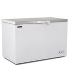 Image of CF450SS 450 Ltr White Chest Freezer With Stainless Steel Lid