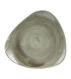 Patina HC812 Antique Round Triangle Plates Green 311mm (Pack of 6)