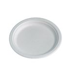 Disposable Round Plate White 200mm - CM148