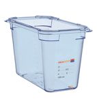 GP581 ABS Food Storage Container Blue GN 1/3 200mm