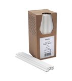 CZ618 Paper Straws White (Pack 250)