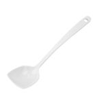 DE409WH Solid Spoon White Melamine 22cm