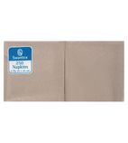 Image of DB485 Recycled Cocktail Napkins Kraft 2-Ply 1/4 Fold