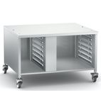 60.31.106 6-2/1 & 10-2/1 Combination Oven Stand III (Mobile with Castors) with mounting rails, side panels, rear and top panel