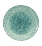 Studio Prints Raku DW400 Coupe Plates Jade Green 260mm