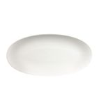 Image of DY127 Chefs Plates Oval Plates White 347mm