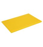 J039 High Density Thick Yellow Chopping Board Standard 450x300x25mm