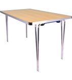 DM602 Contour Folding Table Beech 4ft