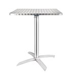 CG838 Square Flip-Top Table Stainless Steel