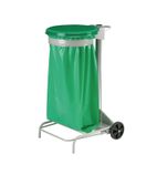 CE012 Collecroule Green Mobile Sack Trolley