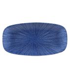 FC111 Studio Prints Agano Oblong Chefs Plates Blue 298 x 153mm (Pack of 12)