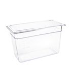 U235 Polycarbonate 1/3 Gastronorm Container 200mm Clear