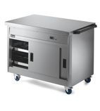 Image of Panther P8P3 1205mm Wide Mobile Hot Cupboard With Plain Top