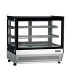 LCT750F 120 Ltr Countertop Flat Glass Refrigerated Display Case