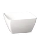 Image of GF132 Pure Melamine White Square Mini Bowl