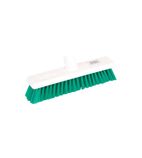 F9698GN Abbey Hygiene Broom Head Soft 30cm Green Polyester Bristles
