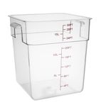 CF025 Polycarbonate Square Storage Container 15Ltr